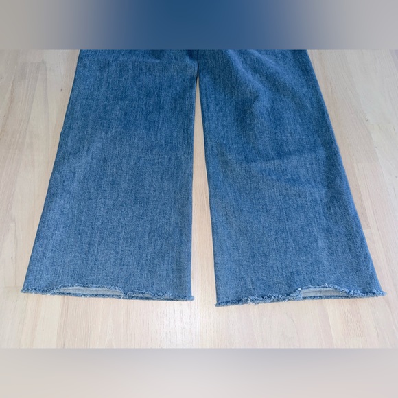 PAIGE “Anessa 31” Raw Hem Viva Light Blue Like New Size 29 - Picture 6 of 12